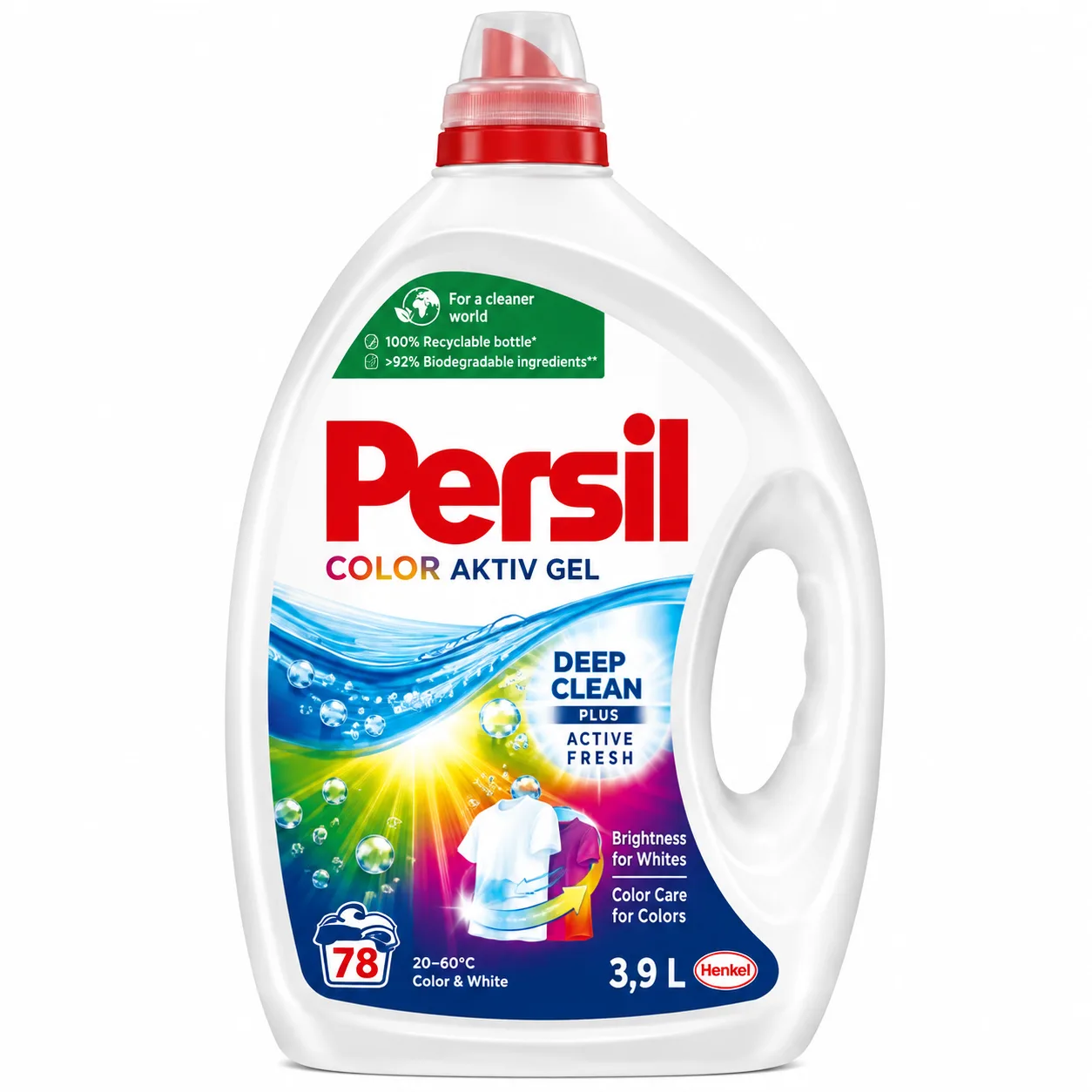 Persil Рідкий засіб для прання білих і кольорових тканин 3,9 L