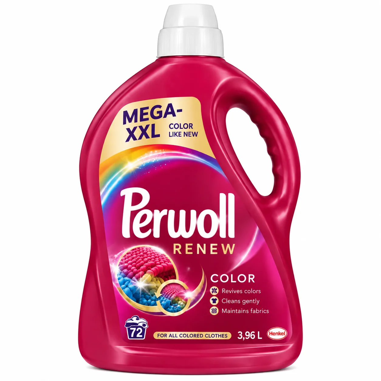 Perwoll Renew Color – Рідина для прання кольорових тканин 3,96 L