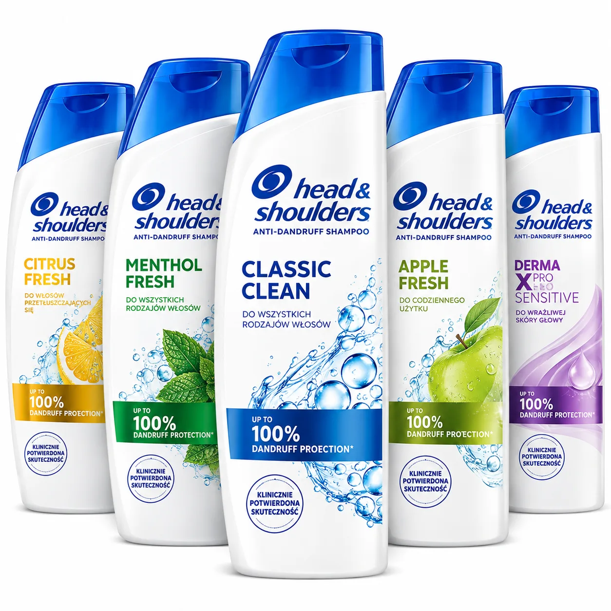 Head & Shoulders – Saç için Kepek Karşıtı Şampuan, Karışık Varyantlar 300–330 ml