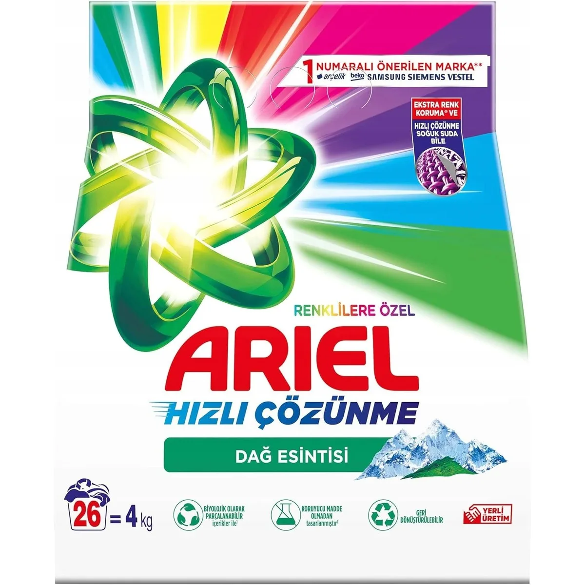 ARIEL пральний порошок для кольорової білизни 4 кг