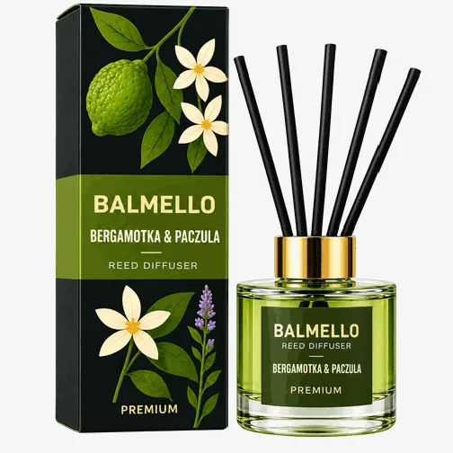 BALMELLO Çubuklu Oda Kokusu 120 ml – Bergamot & Paçuli