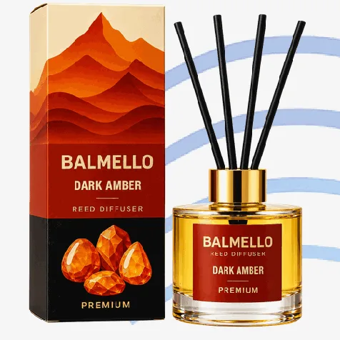 BALMELLO Çubuklu Oda Kokusu 120 ml – Dark Amber