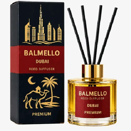 BALMELLO Çubuklu Oda Kokusu 120 ml – Dubai
