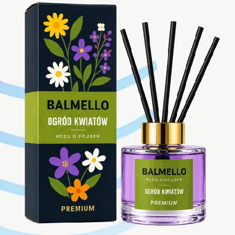 BALMELLO Çubuklu Oda Kokusu 120 ml – Çiçek Bahçesi